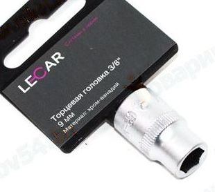 Торцевая головка 3/8' 9мм хром-ванадий <b>LECAR-0000912-14</b> - изображение