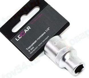 Торцевая головка 1/2' 9мм хром-ванадий <b>LECAR-0002612-14</b> - изображение