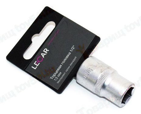 Торцевая головка 1/2' 13мм хром-ванадий <b>LECAR-0003012-14</b> - изображение