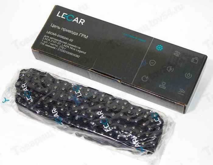 Цепь ГРМ ВАЗ 2103-2107, 2121 Нива, 21213 (116 звеньев) <b>LECAR LECAR010024102</b> - изображение