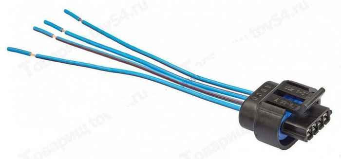 Колодка модуля зажигания ВАЗ 4 провода (старого образца) <b>LECAR-0101407-03</b> - изображение