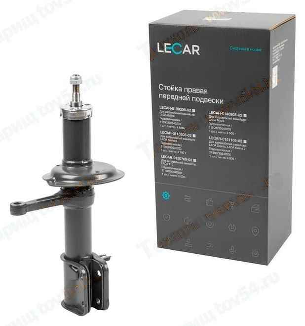 Амортизатор ВАЗ 2108 стойка передняя правая <b>LECAR011050802</b> - изображение