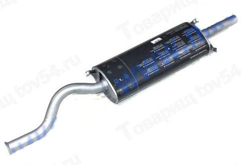 Глушитель ВАЗ 2108-2109 <b>LECAR 011082702</b> - изображение