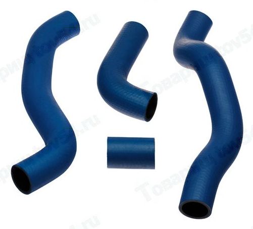Патрубок радиатора ВАЗ 21082 (4шт) син <b>LECAR-0111121-02</b> - изображение