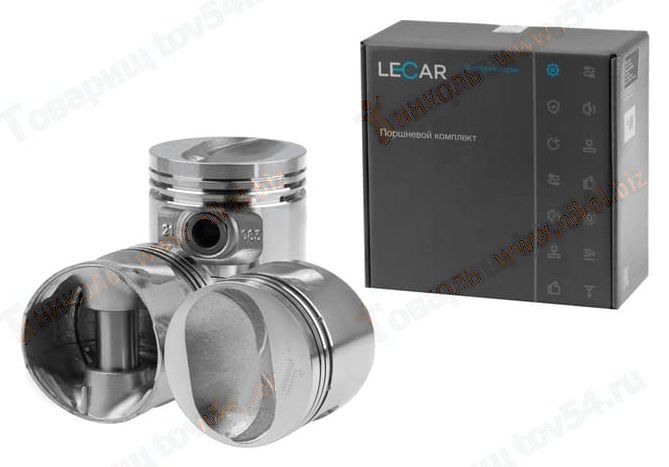Поршни ВАЗ 21083 (82,0) группа E (с пальцами) <b>LECAR011602002</b> - изображение