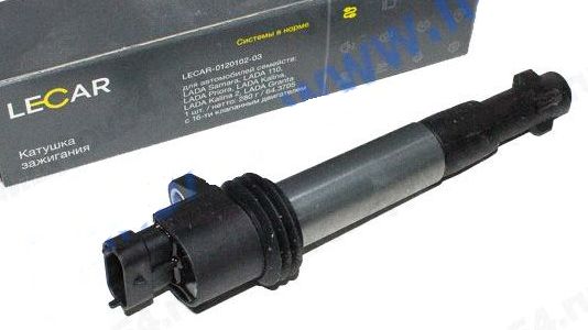Катушка зажигания ВАЗ 2112 16 клап. <b>LECAR-0120102-03</b> - изображение