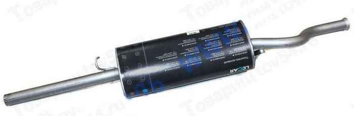 Глушитель ВАЗ 2110-2111 (до 2007г.) <b>LECAR 012072702</b> - изображение