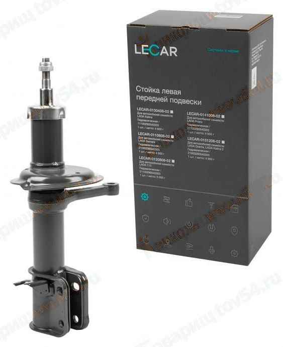 Амортизатор ВАЗ 2110 стойка передняя левая <b>LECAR012080802</b> - изображение