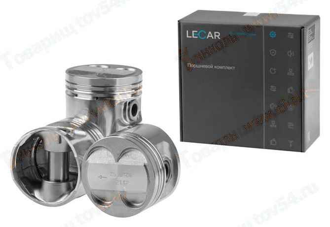 Поршни ВАЗ 2112 (82,0) группа C (с пальцами) <b>LECAR012752002</b> - изображение