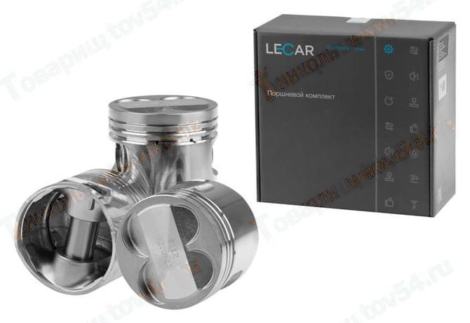 Поршни ВАЗ 2112 (82,0) группа E (с пальцами) <b>LECAR012762002</b> - изображение Поршни ВАЗ 2112 (82,0) группа E (с пальцами) <b>LECAR012762002</b> - изображение