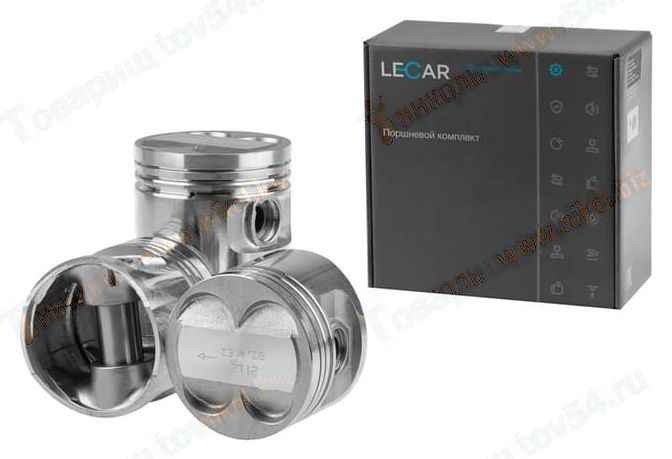 Поршни ВАЗ 2112 (82,4) группа E (с пальцами) <b>LECAR012792002</b> - изображение
