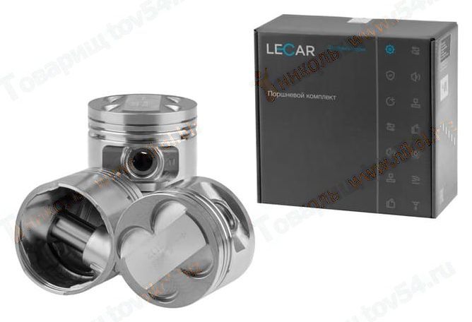 Поршни ВАЗ 2112 (82,8) группа A (с пальцами) <b>LECAR012802002</b> - изображение