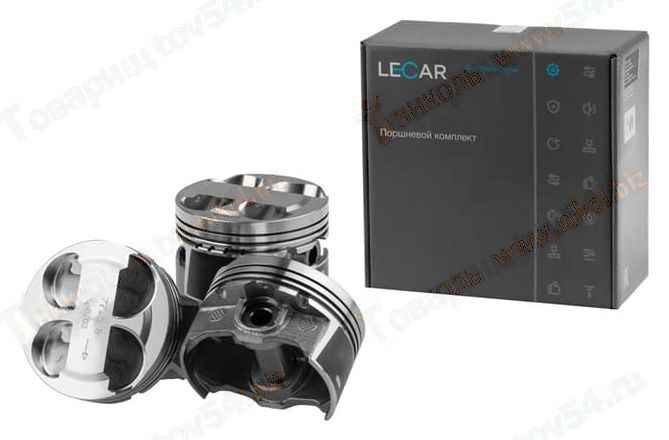 Поршни ВАЗ 11194 (77,5) группа B (с пальцами) <b>LECAR013123002</b> - изображение