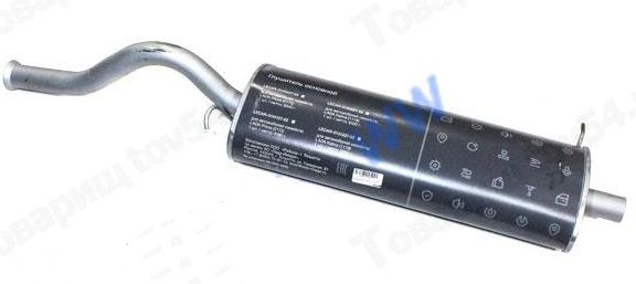 Глушитель ВАЗ 1119 Калина хетч-бэк <b>LECAR 013132702</b> - изображение