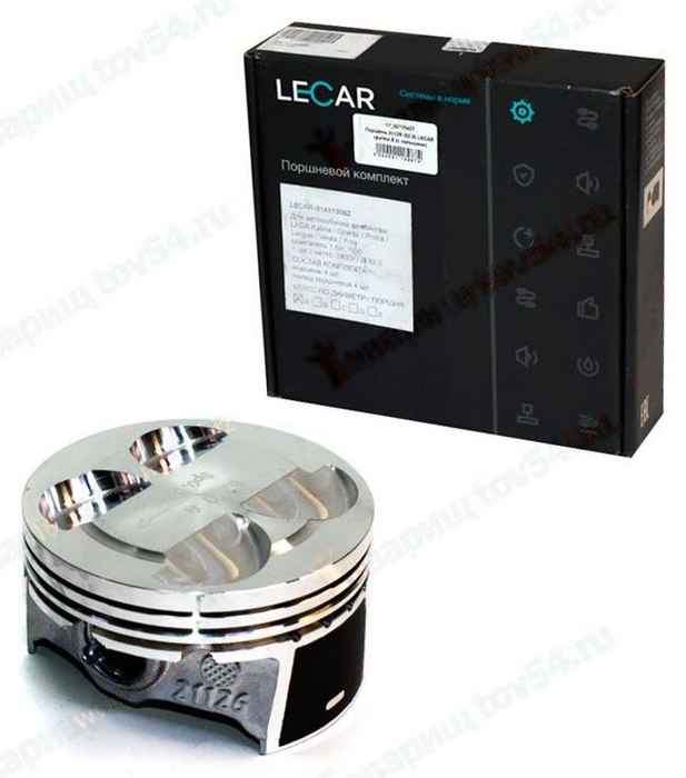 Поршень ВАЗ 21126 (82,0) группа А с пальцами <b>LECAR-0143130-02</b> - изображение