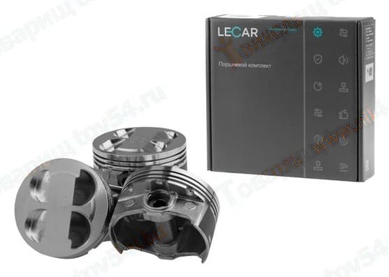 Поршни ВАЗ 21126 (82,5) группа D (с пальцами) <b>LECAR014393002</b> - изображение Поршни ВАЗ 21126 (82,5) группа D (с пальцами) <b>LECAR014393002</b> - изображение