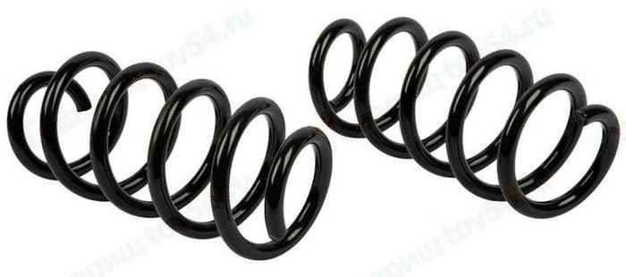 Пружина подвески задняя LADA Largus фургон 6001550900 <b>LECAR017063702</b> - изображение