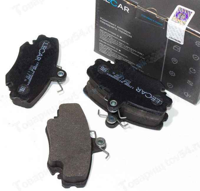 Колодки тормозные передние Lada Largus (K7M) <b>LECAR017090501</b> - изображение