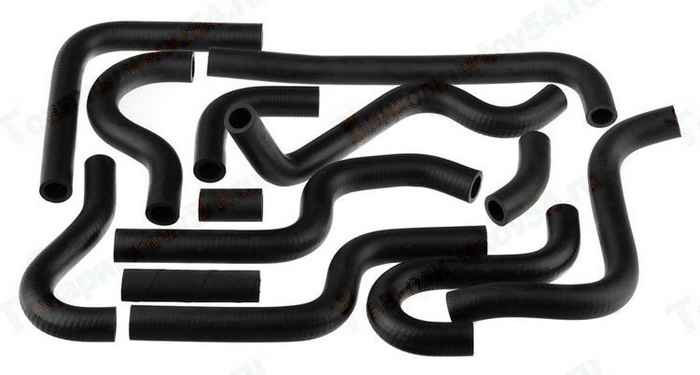 Патрубки отопителя Газель ЗМЗ-405,406 Е-2,3 (13 шт) <b>LECAR-0210319-02</b> - изображение Патрубки отопителя Газель ЗМЗ-405,406 Е-2,3 (13 шт) <b>LECAR-0210319-02</b> - изображение