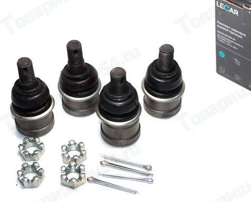 Шарнир рул. тяг Газель, Соболь (кт=4 шт) <b>LECAR-0211301-02</b> - изображение Шарнир рул. тяг Газель, Соболь (кт=4 шт) <b>LECAR-0211301-02</b> - изображение