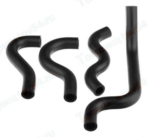 Патрубки отопителя Газель нового образца D18 (4шт) <b>LECAR-0240119-02</b> - изображение