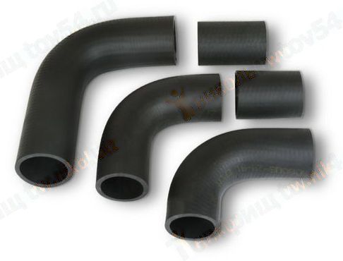 Патрубки радиатора Газ 3110 ЗМЗ-406 (5шт) <b>LECAR-0240218-02</b> - изображение