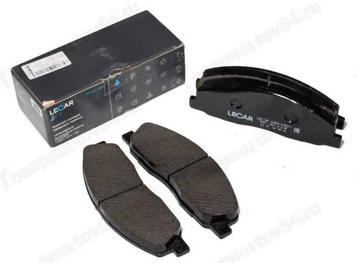 Колодки тормозные передние ГАЗель NEXT <b>LECAR026010501</b> - изображение