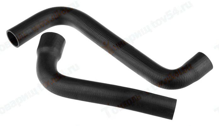 Патрубки радиатора ГАЗОН NEXT дв.Cummins (2шт) <b>LECAR-0260521-02</b> - изображение