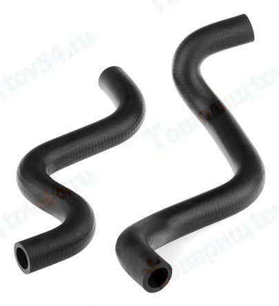 Патрубки отопителя Газель Бизнес УМЗ 4216 (2шт) <b>LECAR-0270419-02</b> - изображение