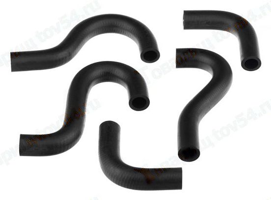 Патрубки отопителя Газель Бизнес Фермер УМЗ 4216 (5 шт) <b>LECAR-0270719-02</b> - изображение