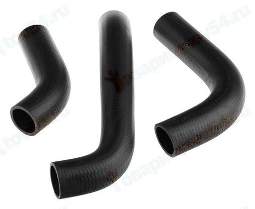 Патрубки радиатора Газ 3302 Бизнес УМЗ-4216 Е-3 (3шт) <b>LECAR-0270818-02</b> - изображение