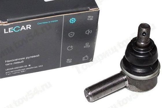 Наконечник рулевой У*З-469 левый <b>LECAR 032150102</b> - изображение Наконечник рулевой У*З-469 левый <b>LECAR 032150102</b> - изображение