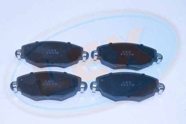 Колодки тормозные передние <b>LEX 23278</b> - изображение