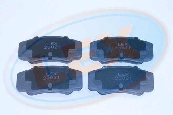 Колодки тормозные дисковые задние <b>LEX 23921</b> - изображение