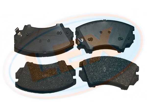 Колодки тормозные дисковые передние <b>LEX 24412</b> - изображение