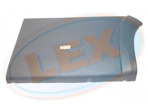 Молдинг задней угловой панели правый с сигналом <b>LEX HB-3767</b> - изображение Молдинг задней угловой панели правый с сигналом <b>LEX HB-3767</b> - изображение