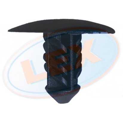 Клипса пластиковая черная <b>LEX WW-0460</b> - изображение