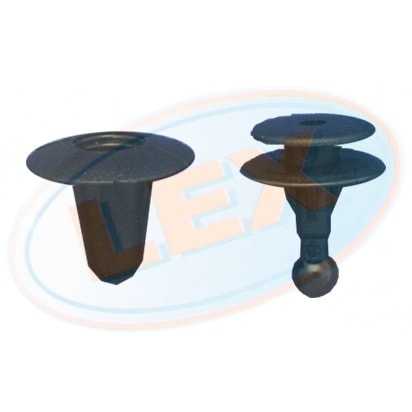 Фиксатор дверной панели, черный <b>LEX WW-7649</b> - изображение