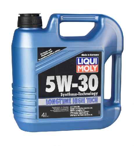LIQUI MOLY Longtime High Tech 5W-30 (4л) API SN/CF, ACEA A3/B4, MB 229.3 синтетическое - изображение LIQUI MOLY Longtime High Tech 5W-30 (4л) API SN/CF, ACEA A3/B4, MB 229.3 синтетическое - изображение