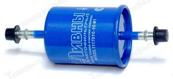 Фильтр топливный ВАЗ инж. хомут <b>ЛИВНЫ ФТ 025.1117010-10-01</b> - изображение