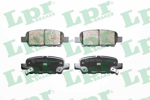 Колодки тормозные дисковые <b>LPR 05P1839</b> - изображение