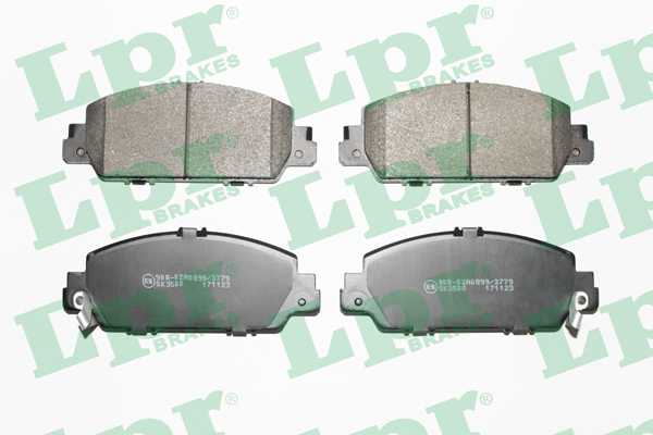 Колодки тормозные дисковые <b>LPR 05P1886</b> - изображение Колодки тормозные дисковые <b>LPR 05P1886</b> - изображение