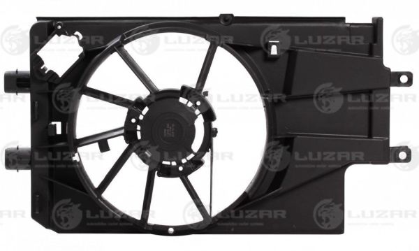 Кожух вентилятора охлаждения ВАЗ 2190 Гранта тип KDAC <b>LUZAR LFS 0194</b> - изображение 1