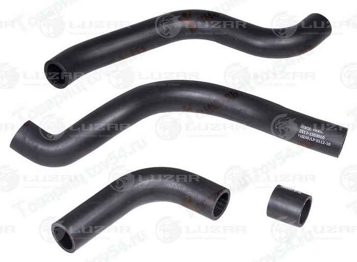 Патрубки радиатора ВАЗ 2112 (4шт) <b>LUZAR LPK 0112</b> - изображение