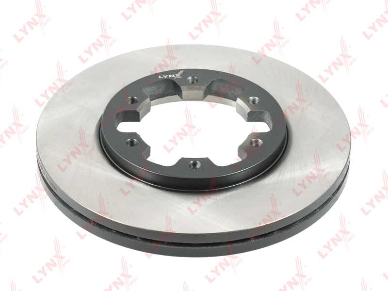 Диск тормозной передний (277x26) подходит для NISSAN Pathfinder(R50) 2.4-3.2D 97-04 / Pick Up(D22) 2.4-3.2D 97> / Terrano I-II 2.4-3.3 >02, FORD Maverick 2.4-2.7D 93-98 <b>LYNXAUTO BN-1107</b> - изображение