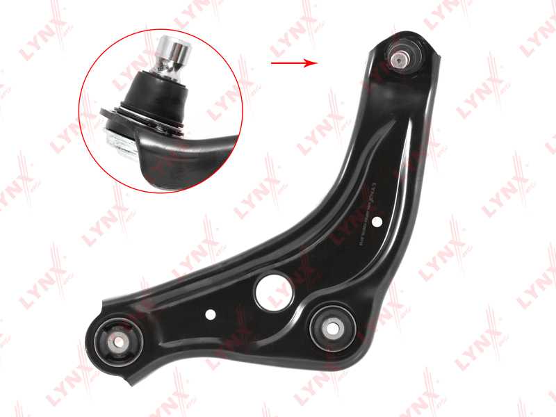 Рычаг нижний L / перед. подв. NISSAN Qashqai(J11) 1.2-2.0 13> <b>LYNXAUTO C5675L</b> - изображение
