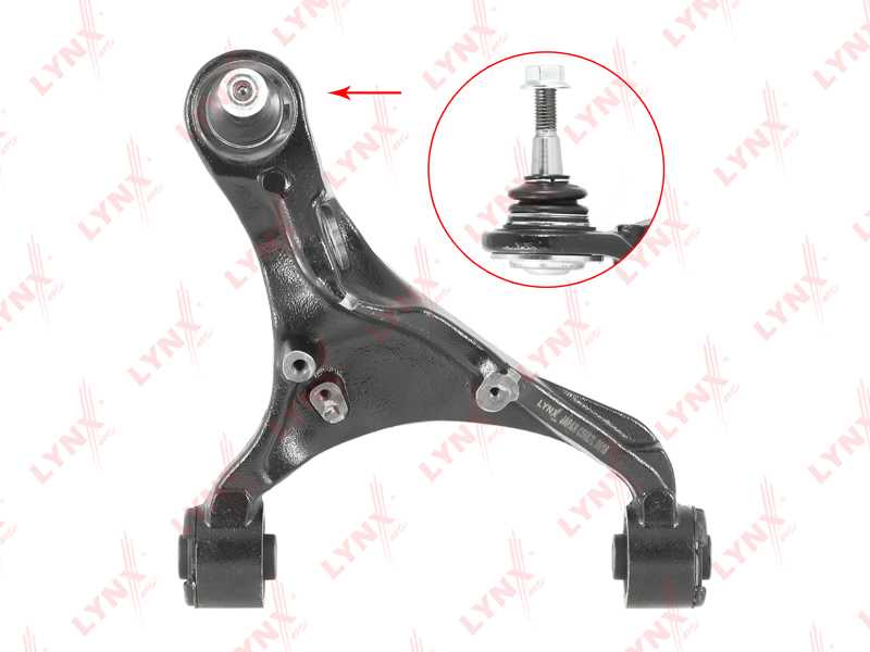 Рычаг верхний L / перед. подв. LAND ROVER Discovery III 2.7D-4.4 04-09 / Range Rover Sport I 2.7D-5.0 05-13 <b>LYNXAUTO C5687L</b> - изображение