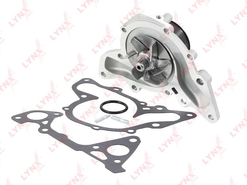 Помпа водяная подходит для MITSUBISHI Galant VI 3.0 99-03 / L200(K6/K7) 3.0 96-06 / Pajero II 3.0-3.5 90-99 / Pajero Sport I 3.0 96> / Delica 3.0 95-00 / Diamante 2.5-3.5 99-04 <b>LYNXAUTO CW-0127</b> - изображение