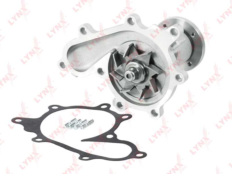 Помпа водяная подходит для NISSAN Navara(D40) 2.5D 05-10 / NP300 2.5D 08> / Pathfinder(R51) 2.5D 05-10 / Pick Up(D22) 2.5D 02-05 / Cabstar 2.5D-3.0D 06-11 <b>LYNXAUTO CW-0143</b> - изображение