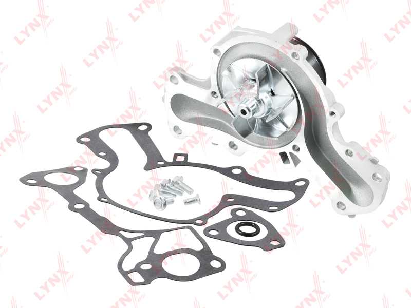Помпа водяная подходит для MITSUBISHI Pajero III-IV 3.0-3.8 01> / Pajero Sport II 3.5 08> / L200(KA/KB) 3.5 07-15 <b>LYNXAUTO CW-0157</b> - изображение